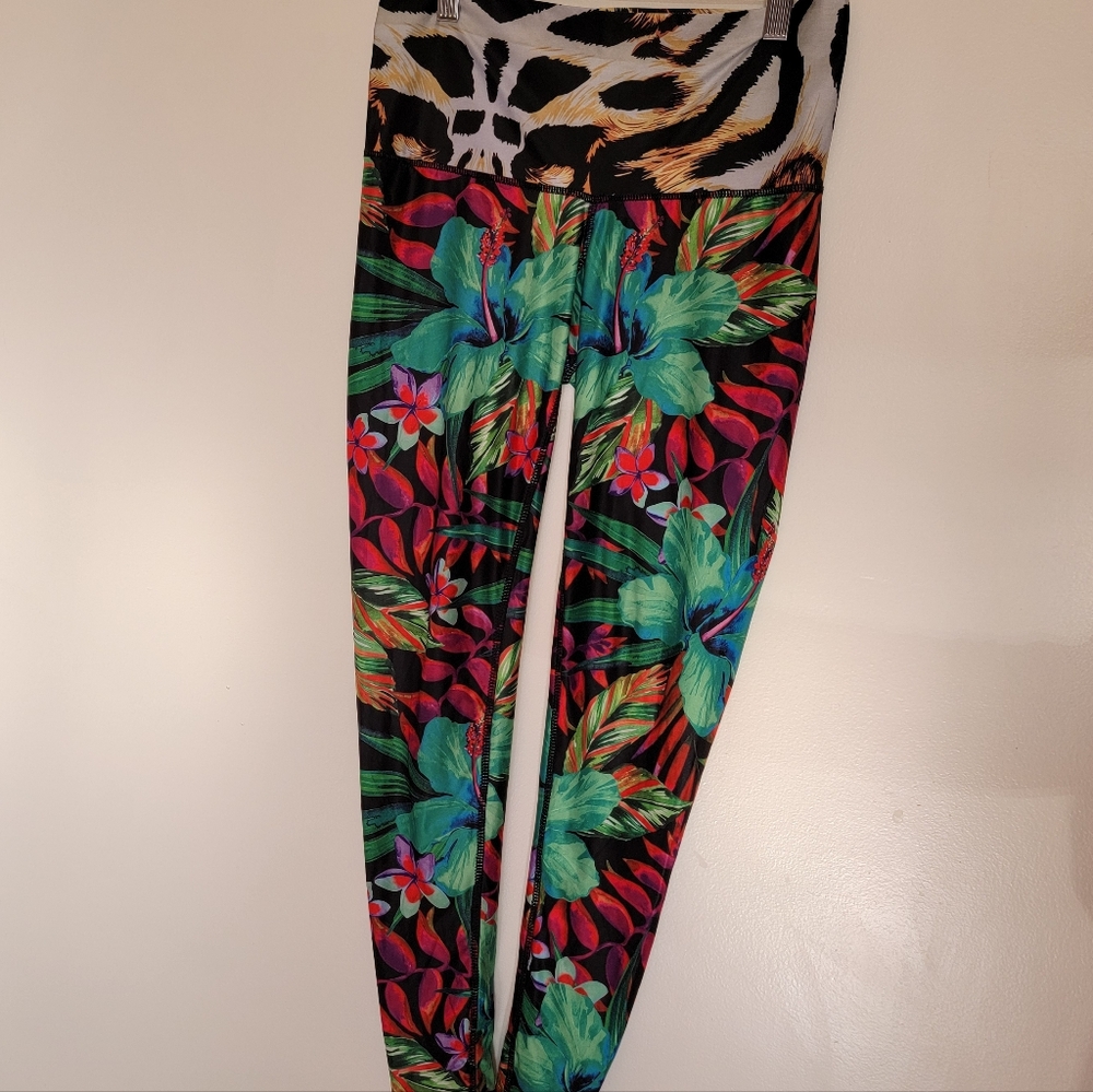 Spirit Girl Jungle Theme Yoga Pants